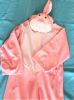 Kids Costumes to Hire - Bunny Onesie pink & white